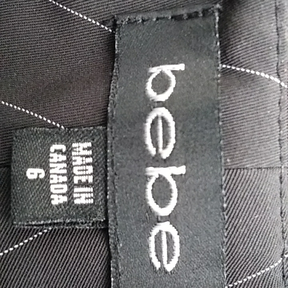 SALE!!!Beautiful! Bebe corset pantsuit! tightens in back Sz.6 - Picture 8 of 11